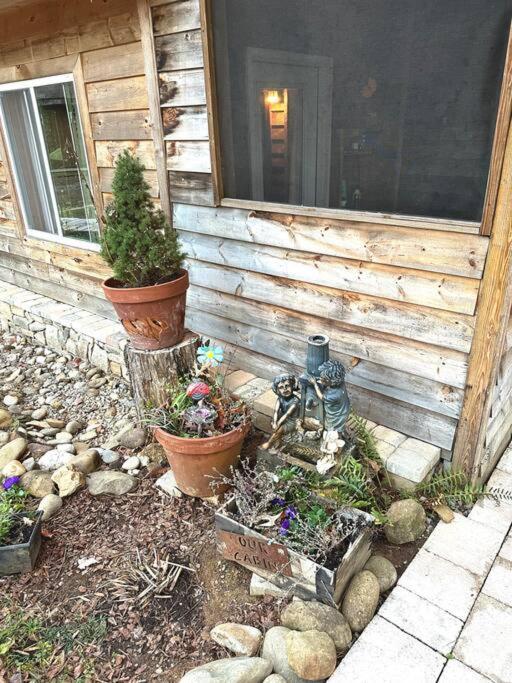 Beautiful & Peaceful Cabin W/ Deck Garden & Fire-Pit マーフィ エクステリア 写真